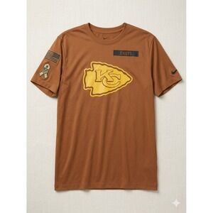 NWT Nike M Mens Kansas City Chiefs Salute to Service T-Shirt NFL Football